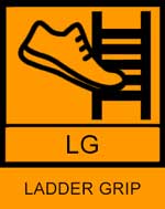 ladder grip shoe logo