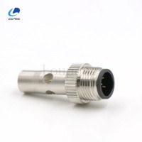 M12防松防振长款屏蔽连接器公胶芯