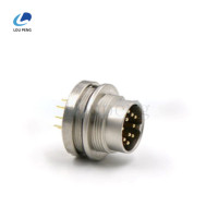 M16后锁插座连接器公头