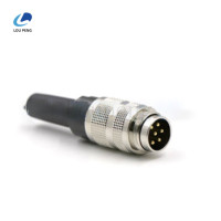 M16金属装配焊线式连接器公头