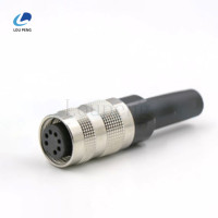 M16金属装配焊线式连接器母头