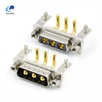 大电流3W3折弯90度插板全金2U黑胶