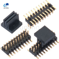 1.0间距排针双排双塑SMT贴片