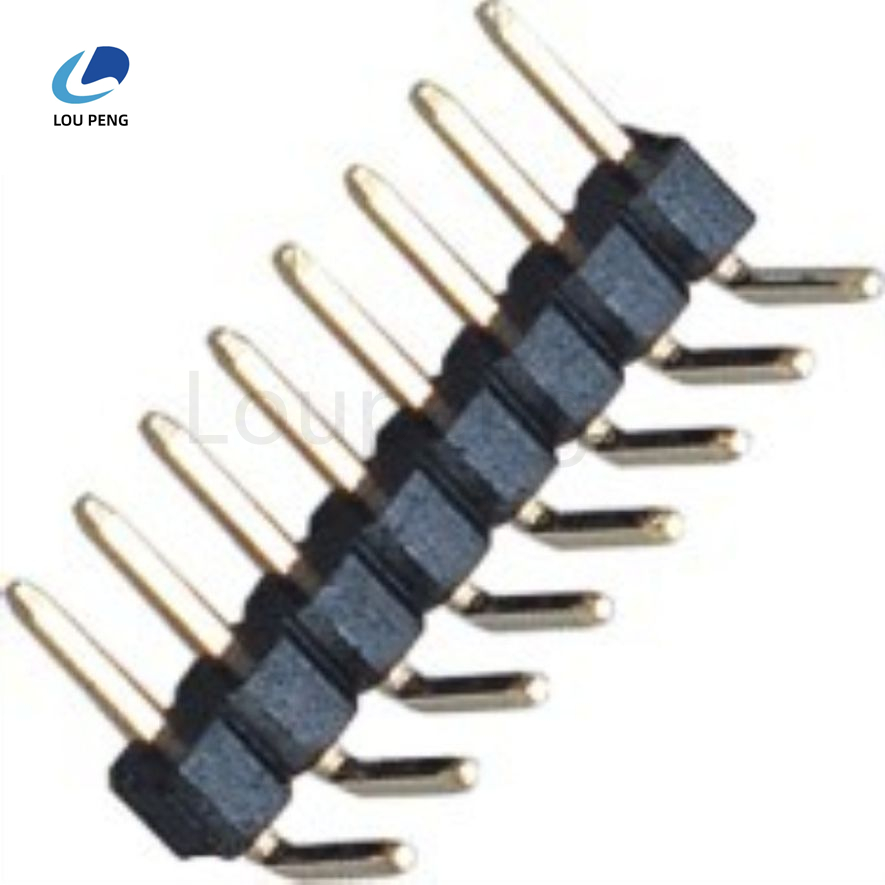 2.0间距排针单排90度弯针