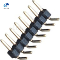 2.0间距排针单排90度弯针