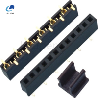 2.0间距排母单排SMT塑高4.04.3