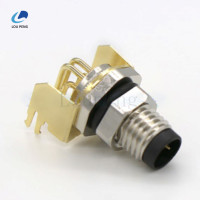 M8弯针公头连接器