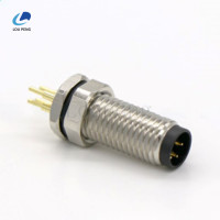 前锁M8公头PCB连接器