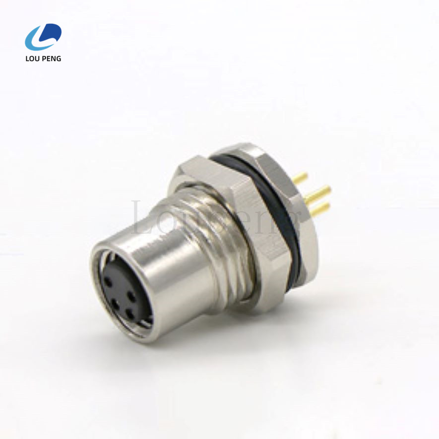 前锁PCB母头M8连接器