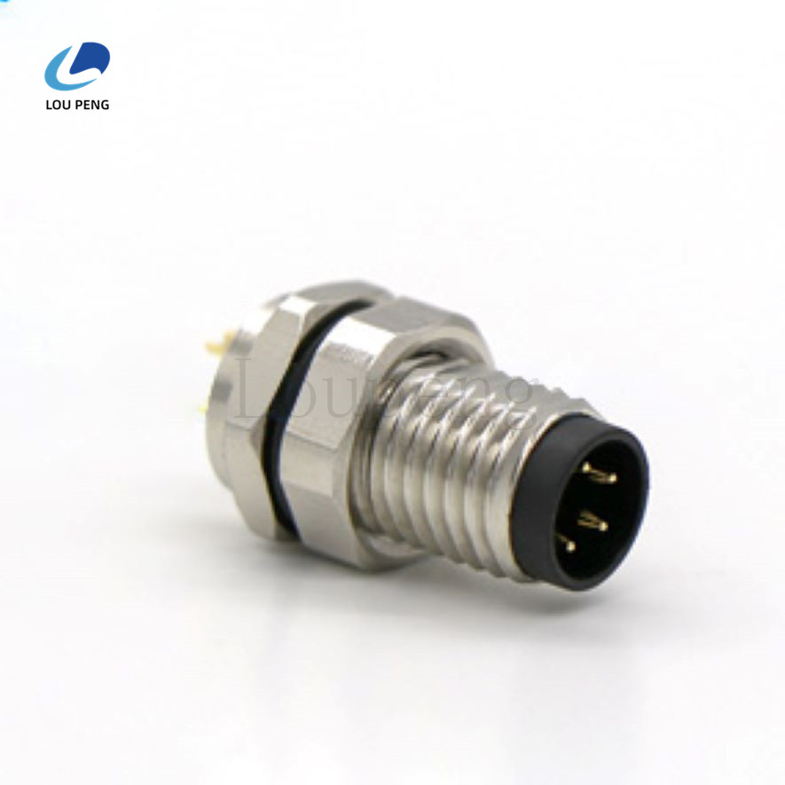 前锁公头M8连接器