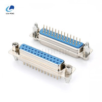 DP25母冲针低侧面，全金蓝胶，铆铜柱6.0，锁螺丝