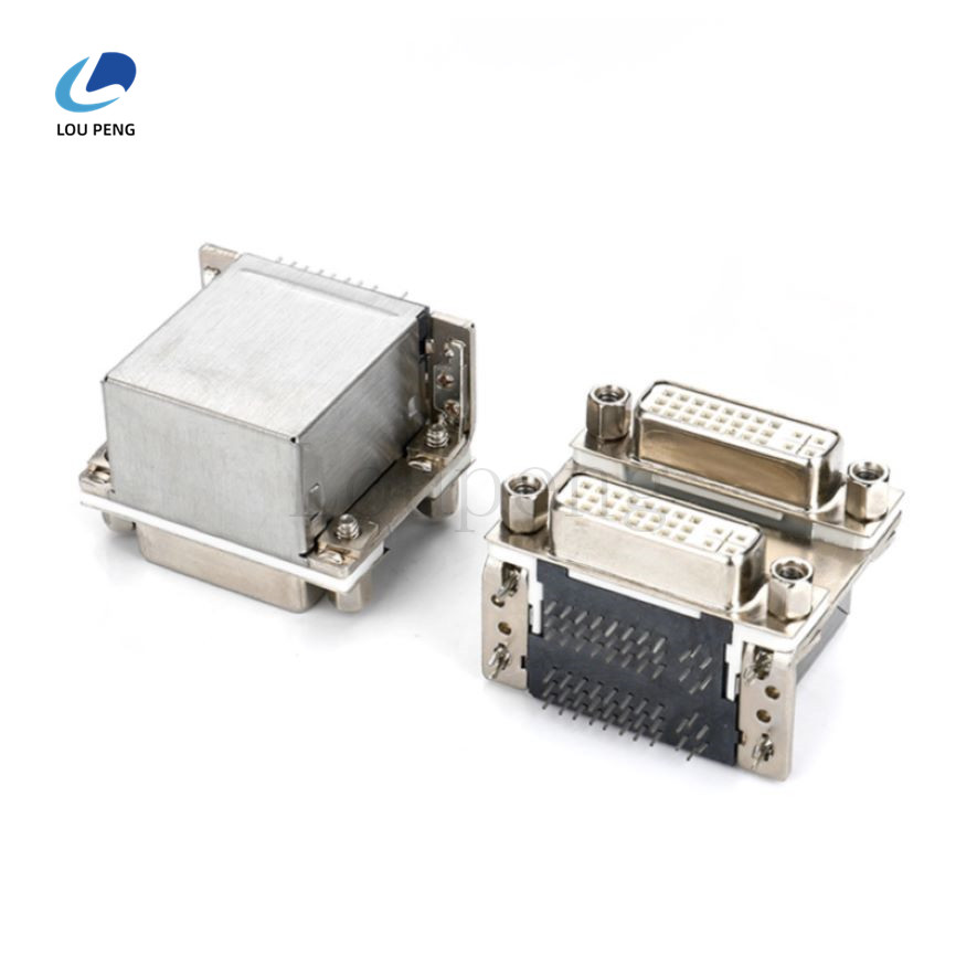 DVI24-5对DVI24-5带屏蔽壳，锁4.8螺丝