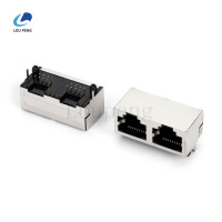 RJ45网口8P8C双胞无灯