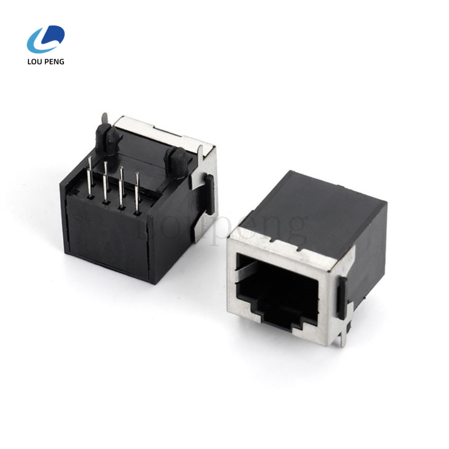 RJ45网口半包8P8C,无灯