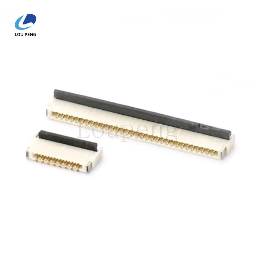 0.5MM间距前插后锁性H1.0-4-50PIN