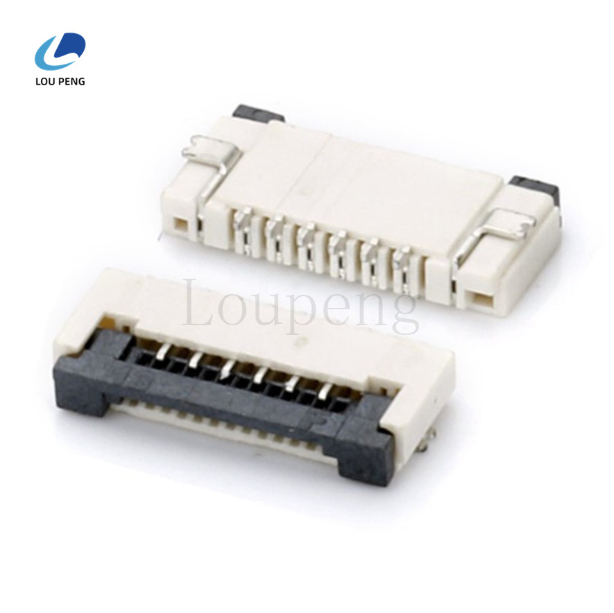 1.0MM间距翻盖下接H2.5MM