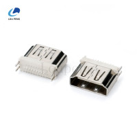 HDMI180度夹板式，外壳镀镍