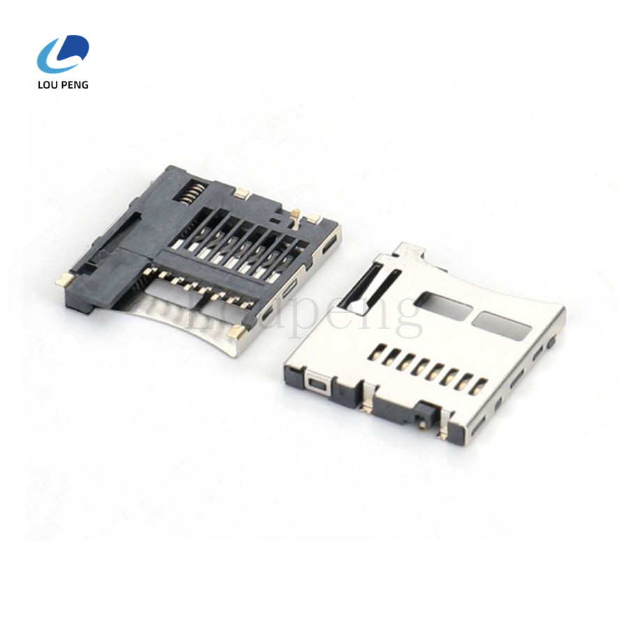 T-flashPUSH-PUSH卡座外壳镀镍