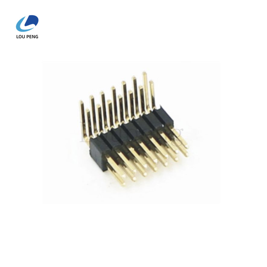 1.27MM双排90°排针