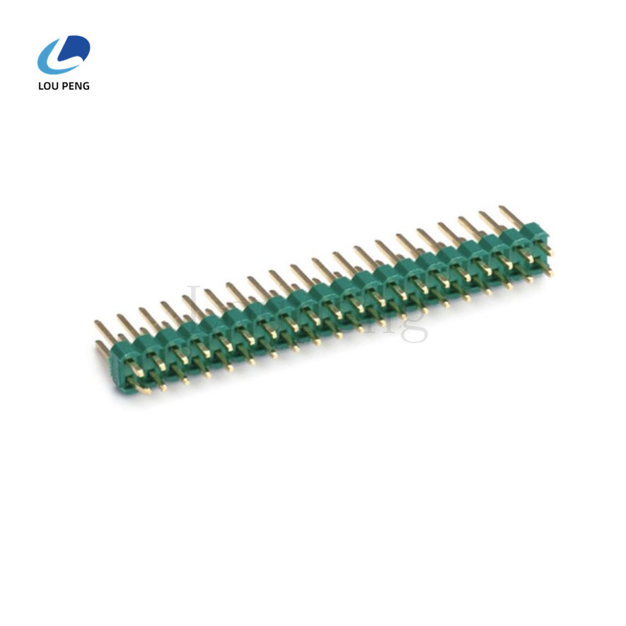 2.0MM单塑双直排针