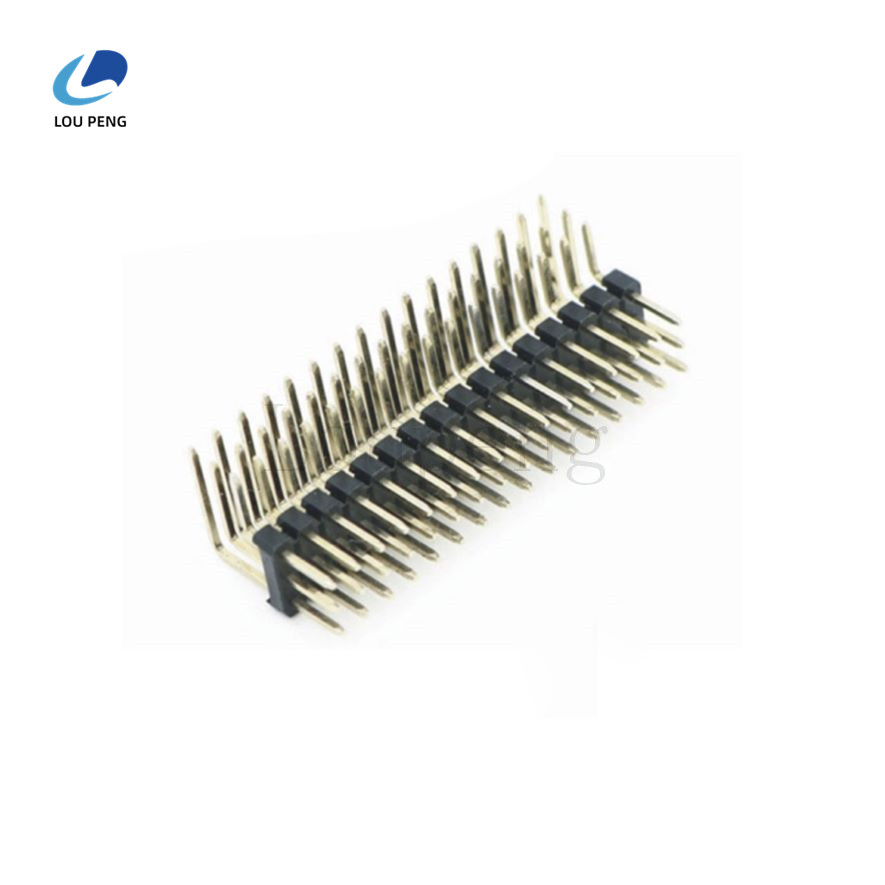 2.54MM三排90°排针