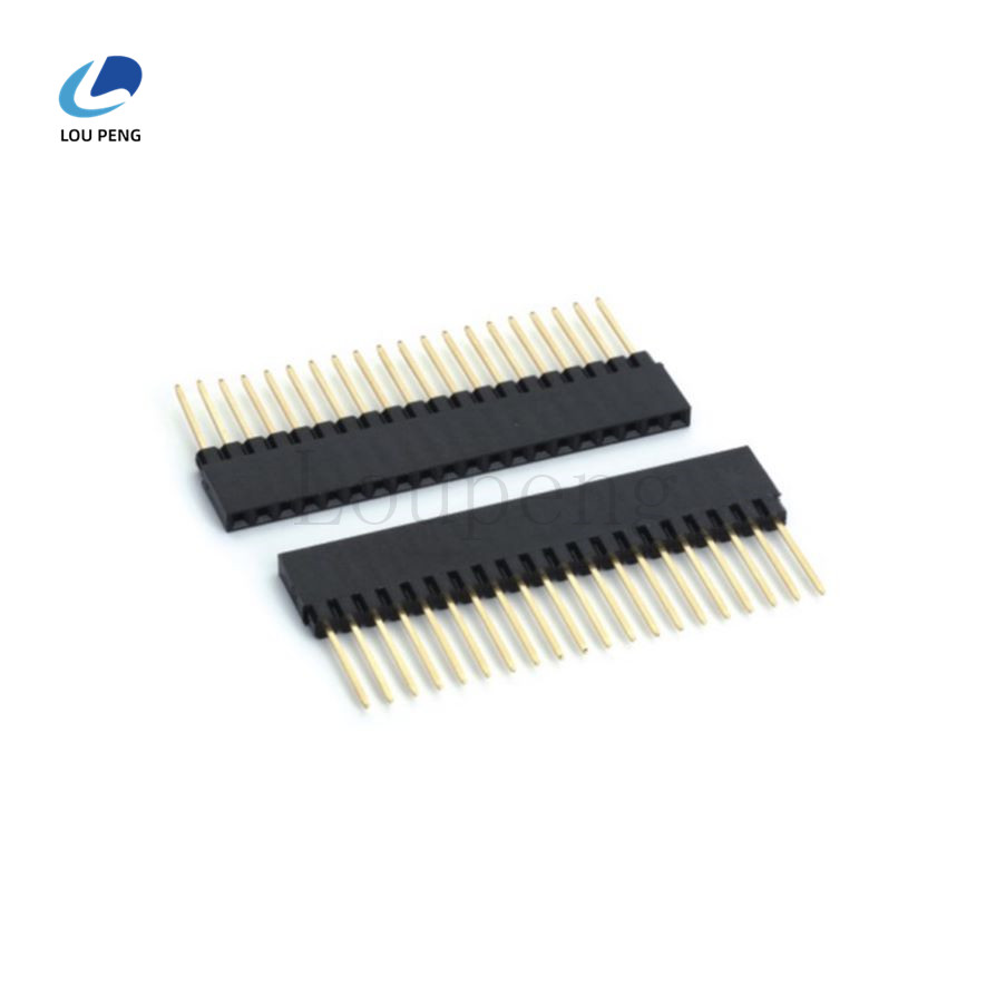 2.0MM单排排母PC107-排针胶芯