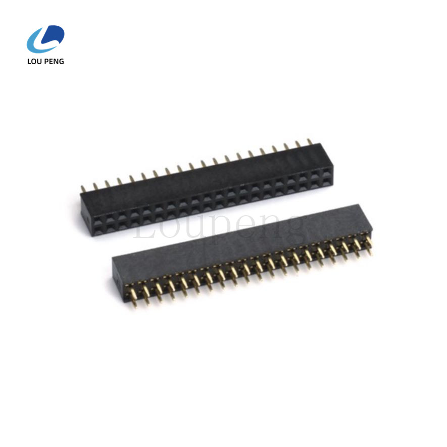 2.0MM直插双排排母