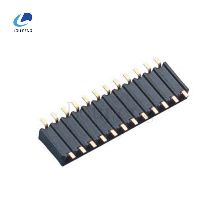 2.54MM单排双侧插贴片排母