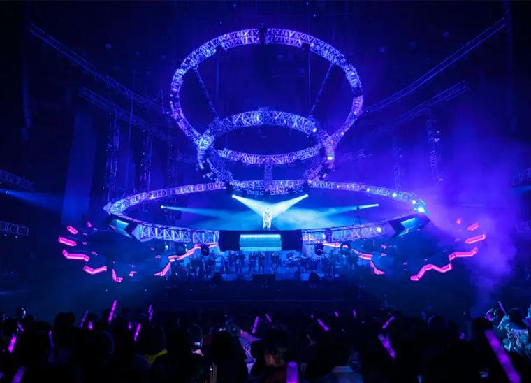 France concert LED display