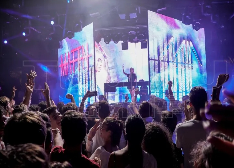 Italy concert LED display 126 square meters