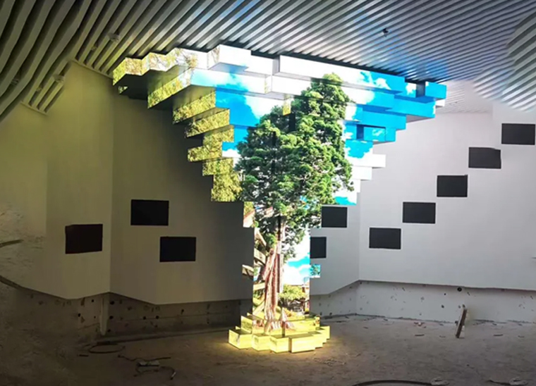 Rubiks Cube Wisdom tree display