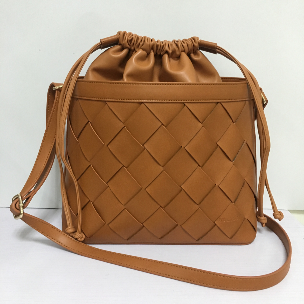 PU bucket bag hand weaving A3759-2