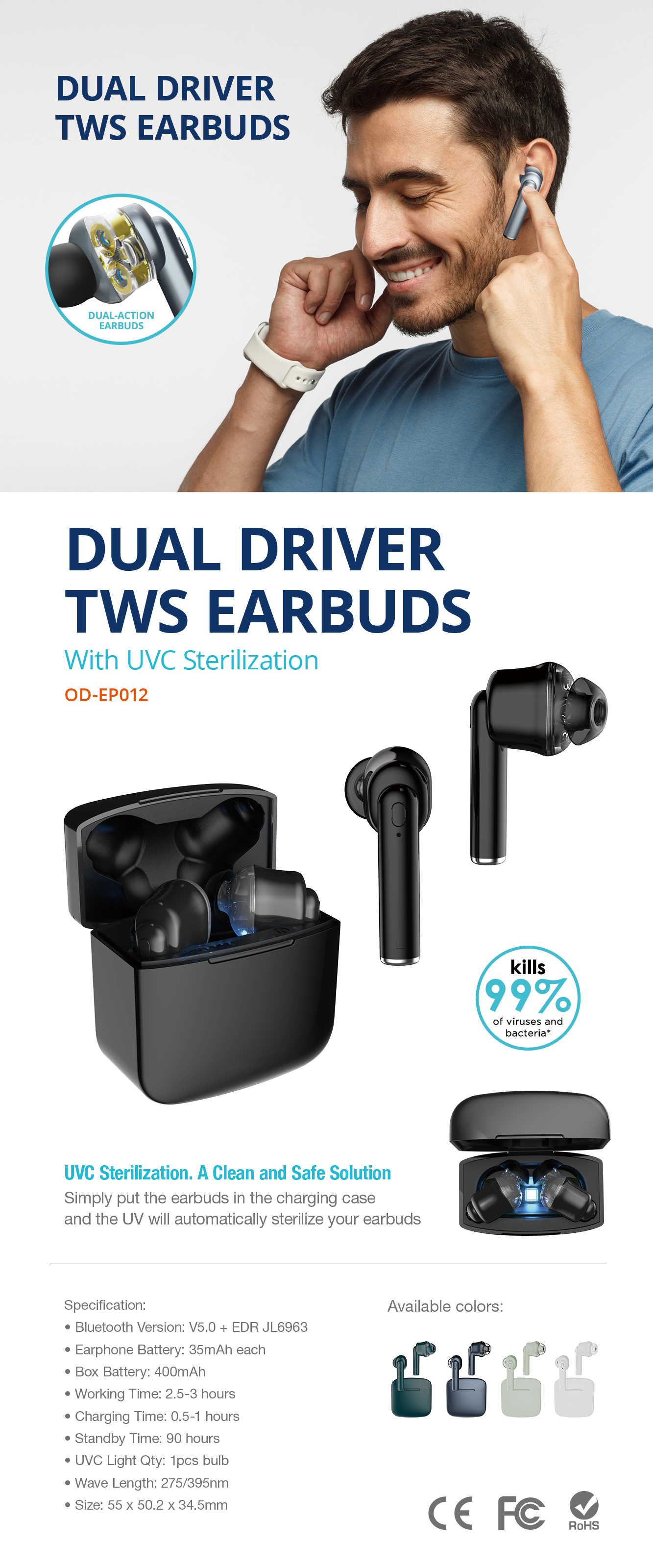Dual Driver TWS Earbuds 2