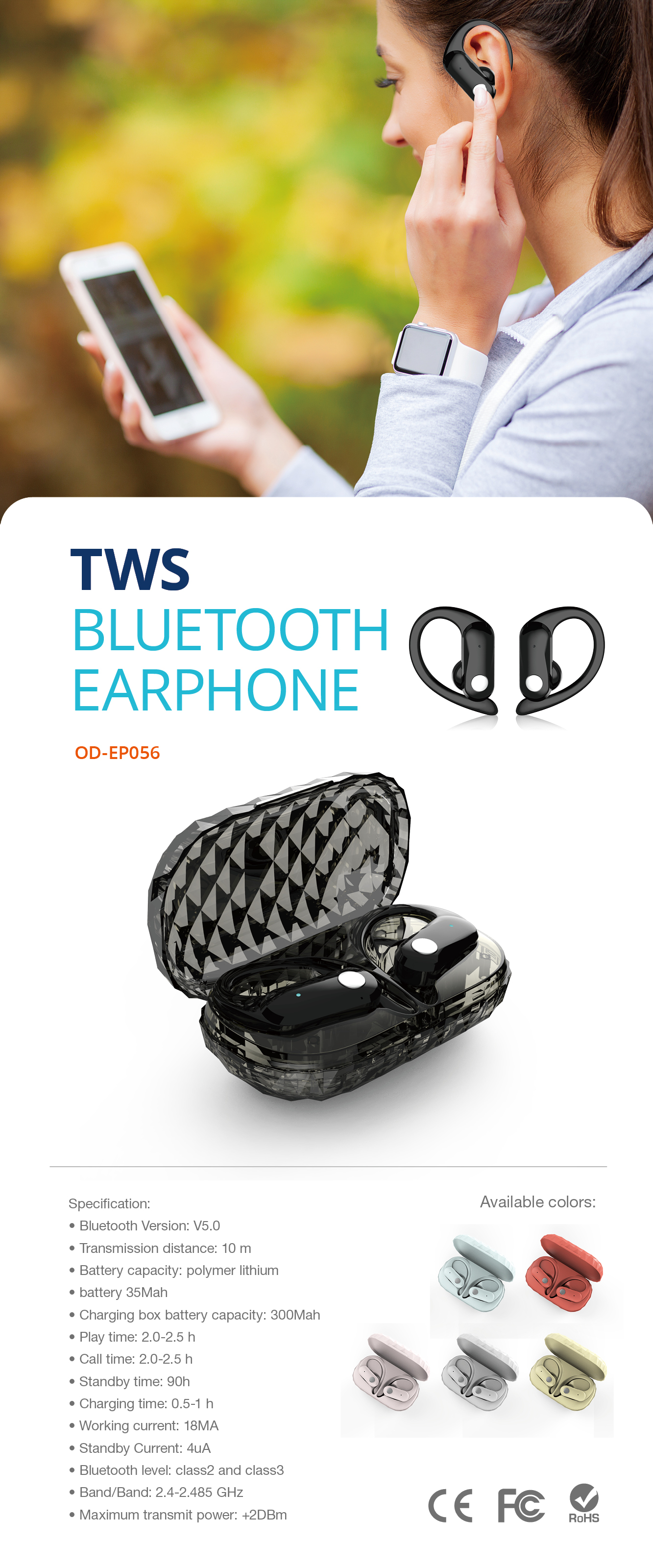 TWS BLUETOOTH EARPHONE 2