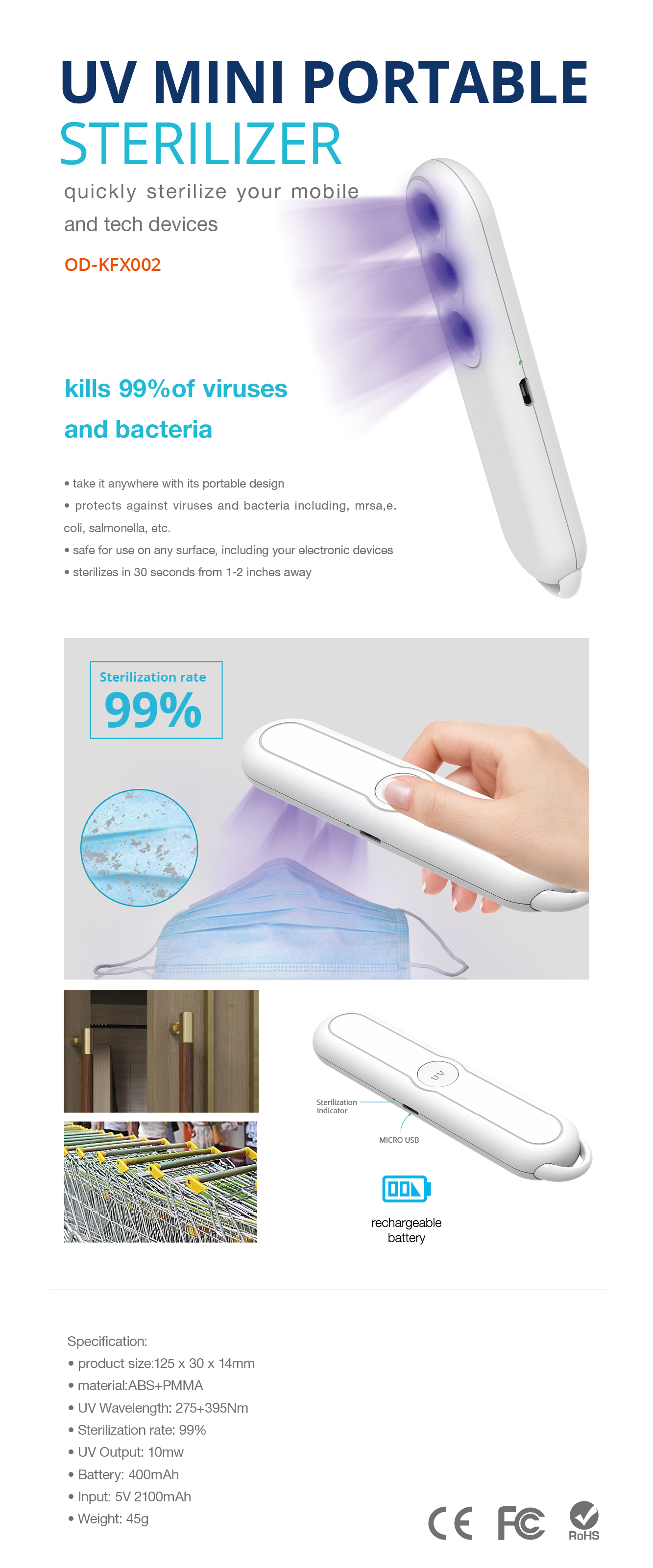 UV Mini Portable Sterilizer 2