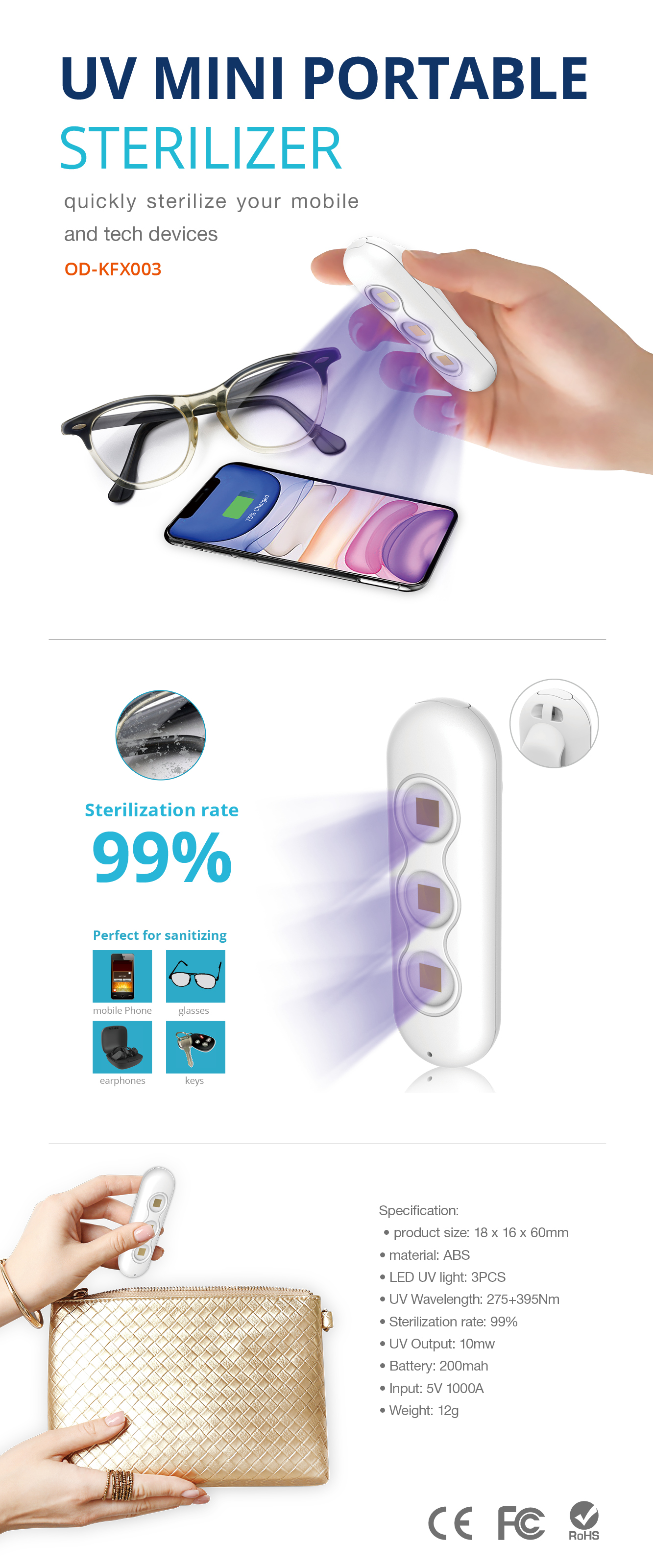 UV Mini Portable Sterilizer 2