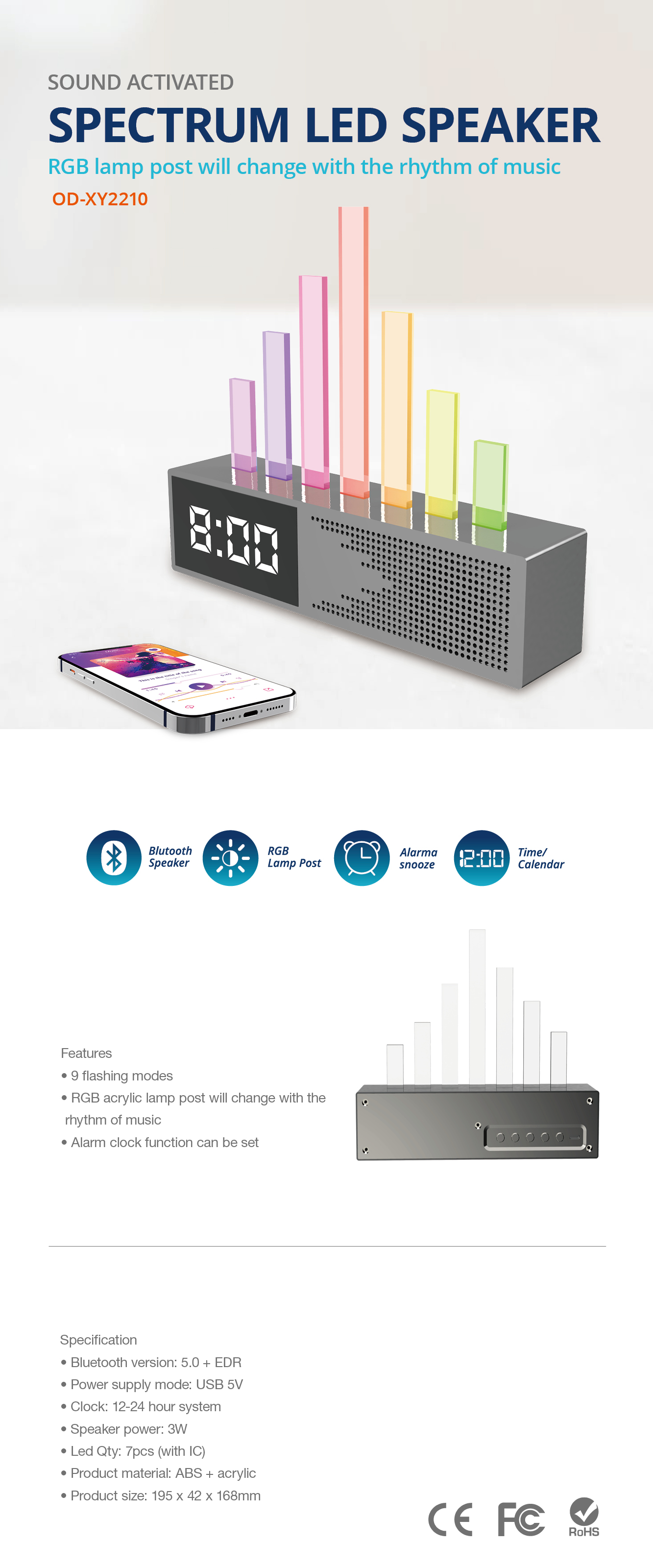 SPECTRUM LED SPEAKER 2