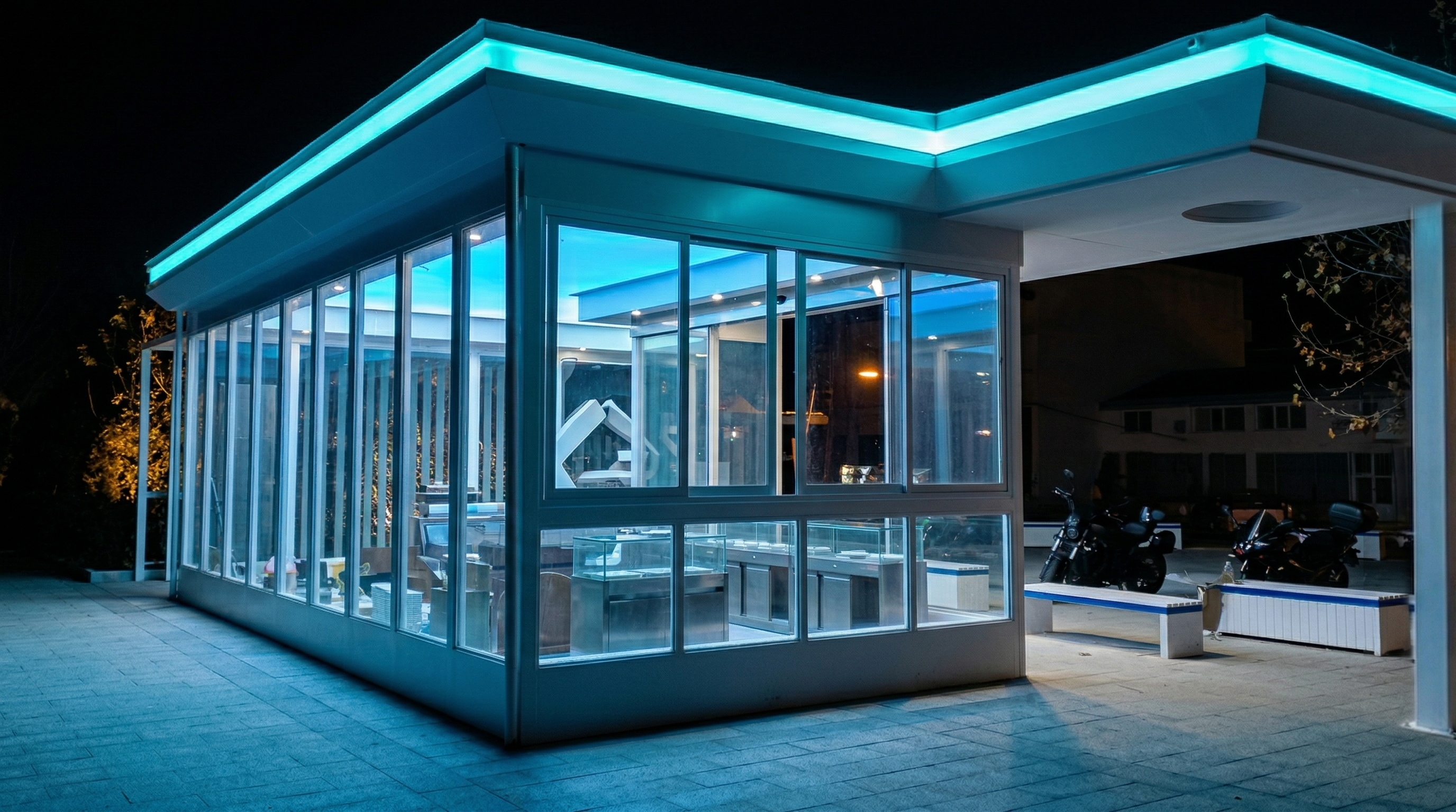 LED landscape mood lighting for hotel garden & pathway project thumb 4