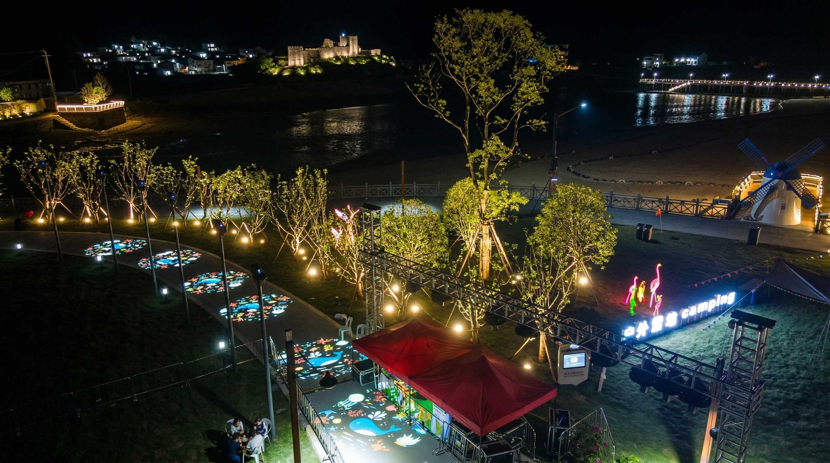 LED landscape mood lighting for hotel garden & pathway project thumb 5