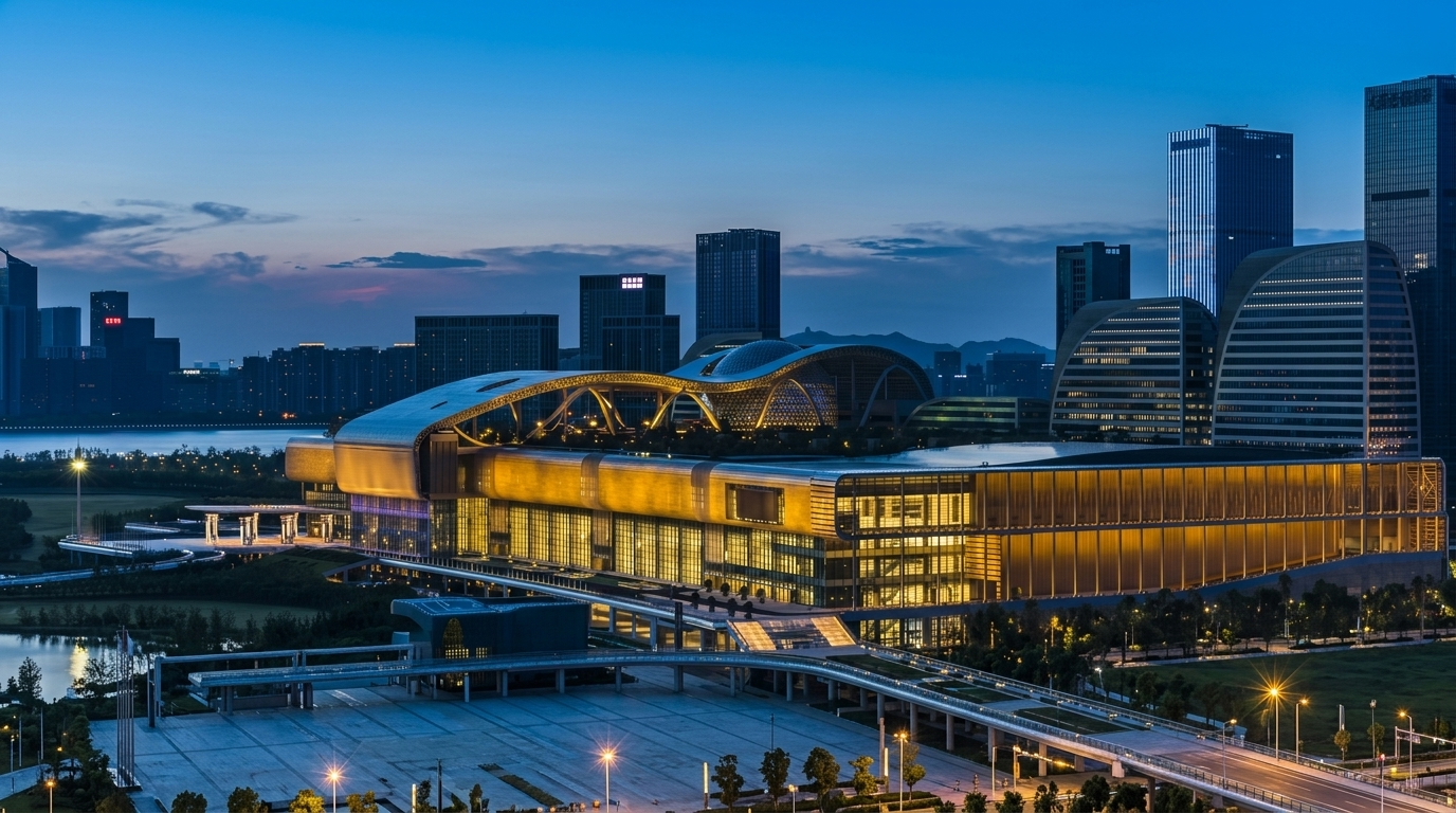 LED architectural facade lighting for Hangzhou International Expo Center Project