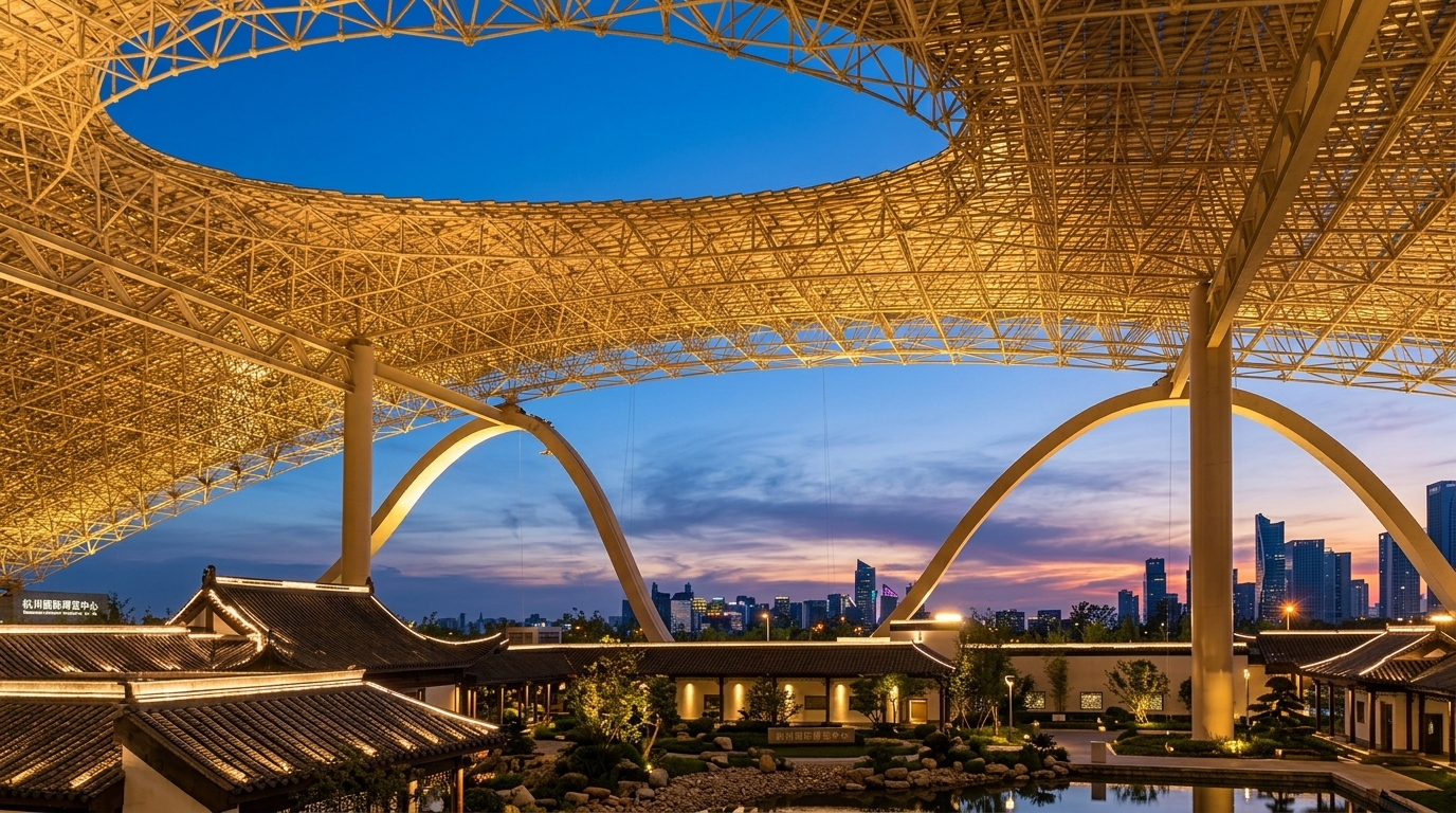 LED architectural facade lighting for Hangzhou International Expo Center Project