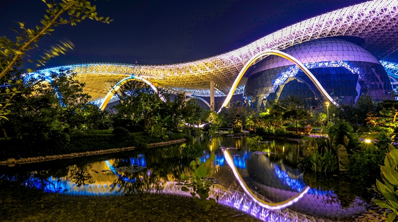 LED architectural facade lighting for Hangzhou International Expo Center Project