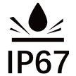 IP67 outdoor rated certification icon