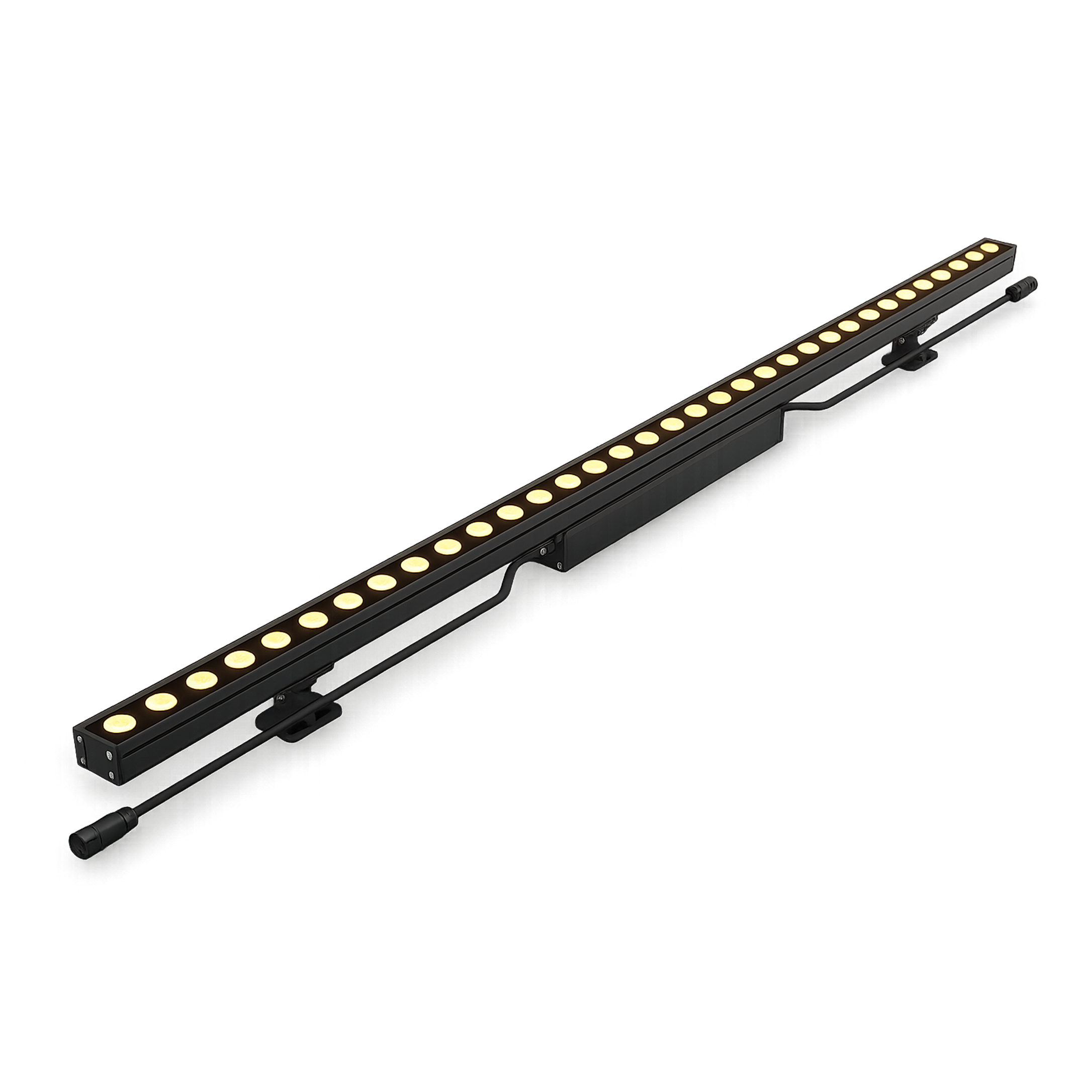 LWW-PZT-W38 RGBW LED wall washer for inclined arch colour rendering