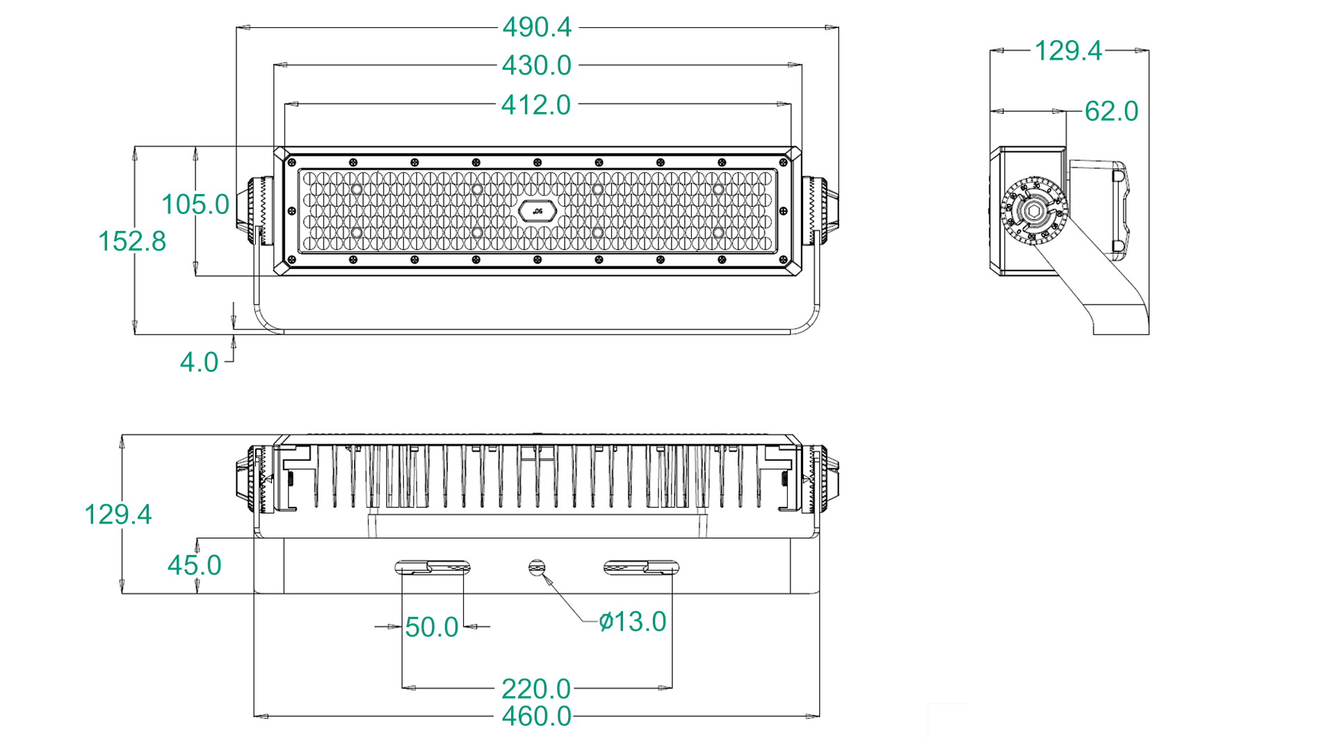 YXYSW5 LED floodlight application preview