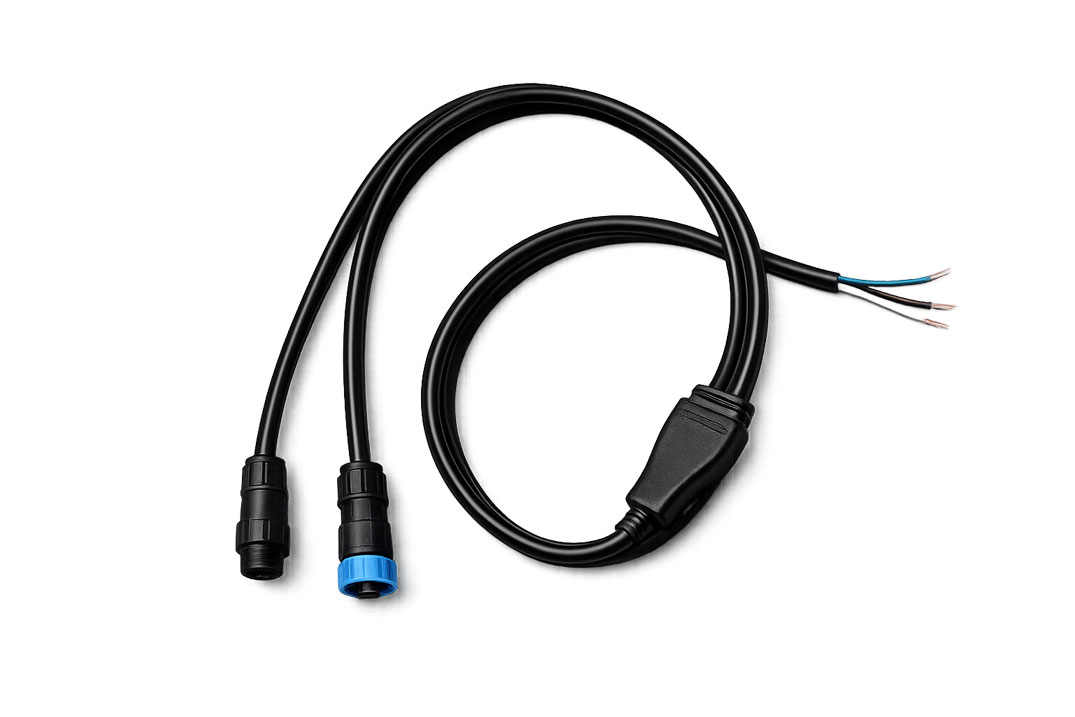 Y type power input cable for architectural lighting