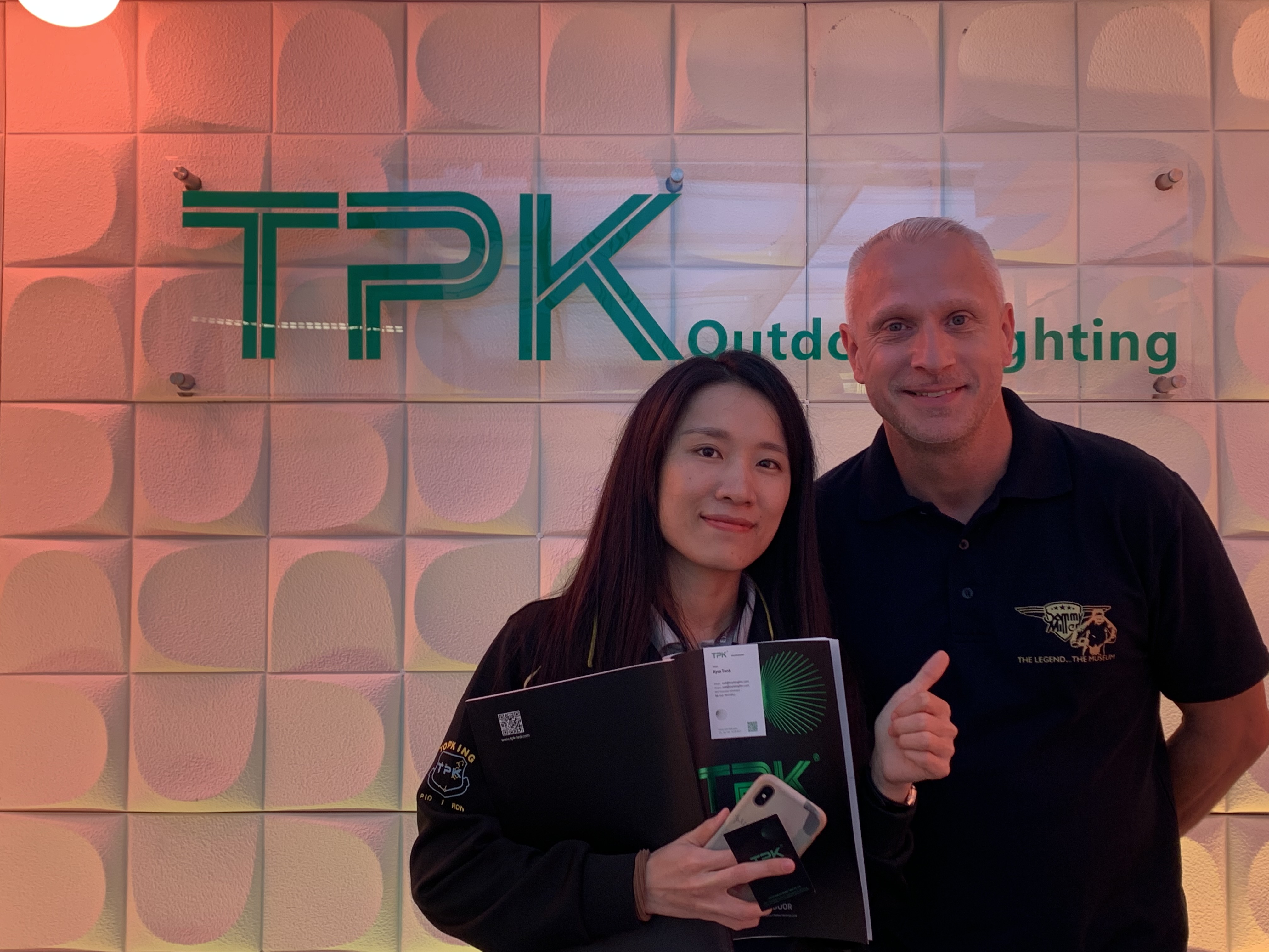 International buyers exploring TPK Lighting's energy-efficient LED outdoor lighting solutions