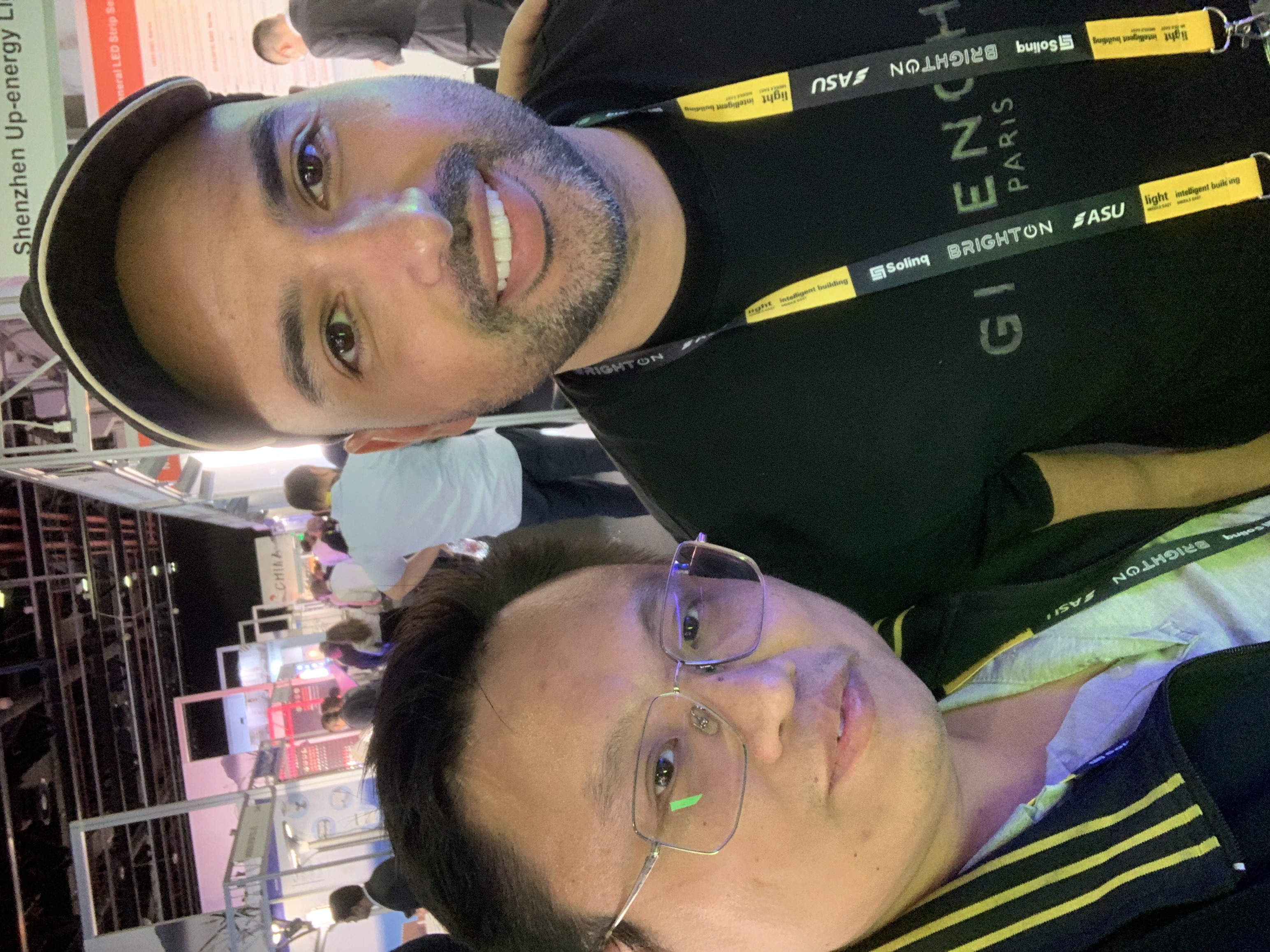 Successful commercial negotiations at TPK Lighting Dubai exhibition booth