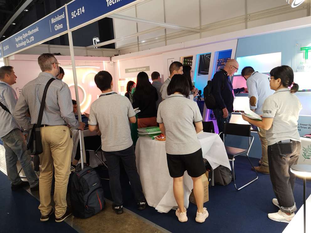 TPK Lighting sales team discussing large-scale projects with international clients