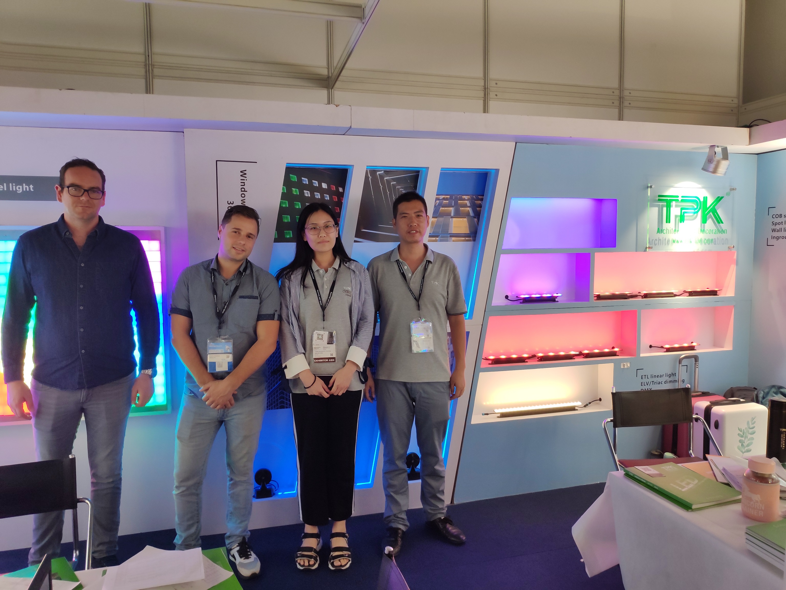 TPK Lighting global sales team at the 2018 Frankfurt International Lighting Fair